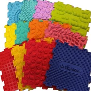 Sensoryczna mata podłogowa ORTOPEDEK- zestaw 12 elementów