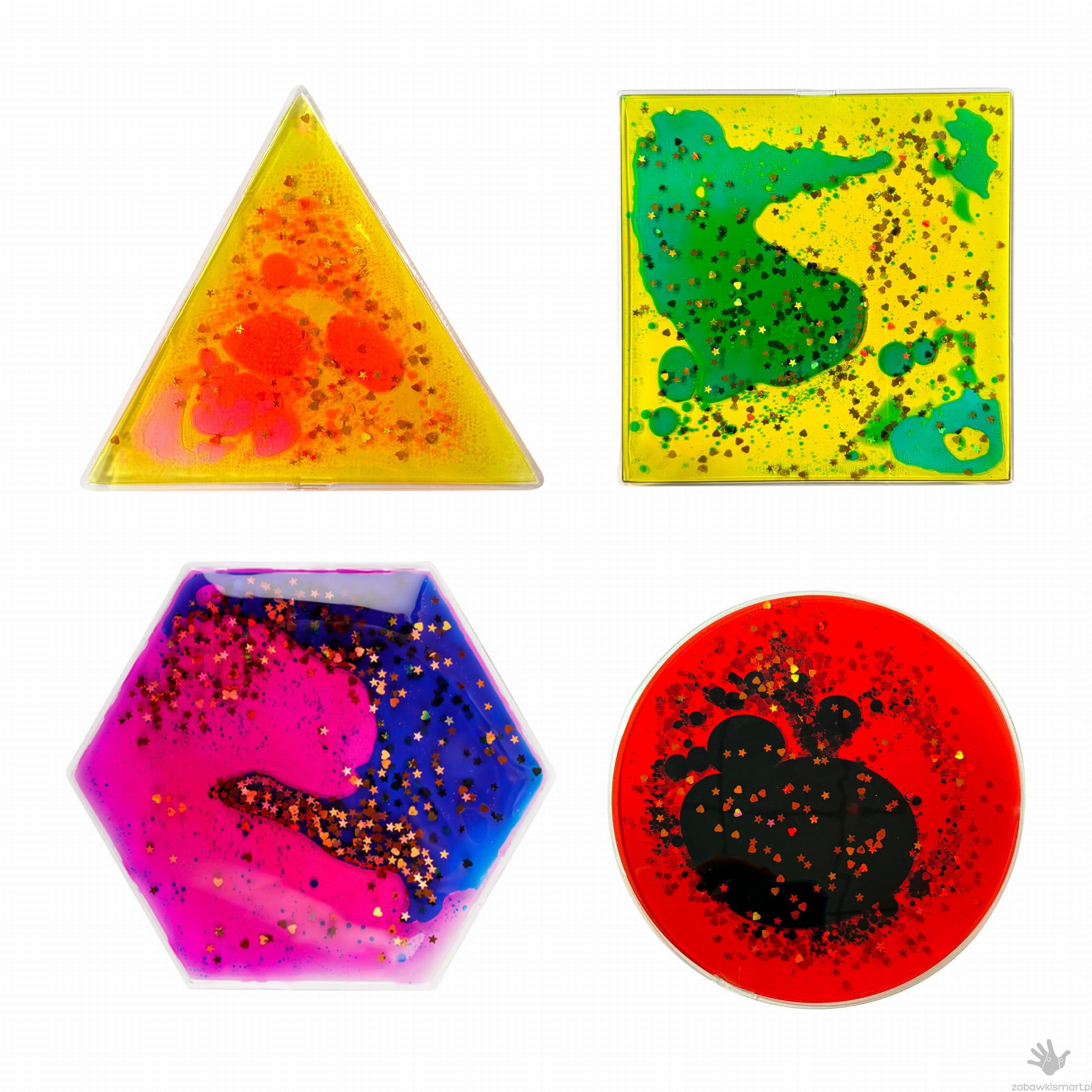 Gniotki sensoryczne Tullo z cieczą- Kształty - obrazek 2