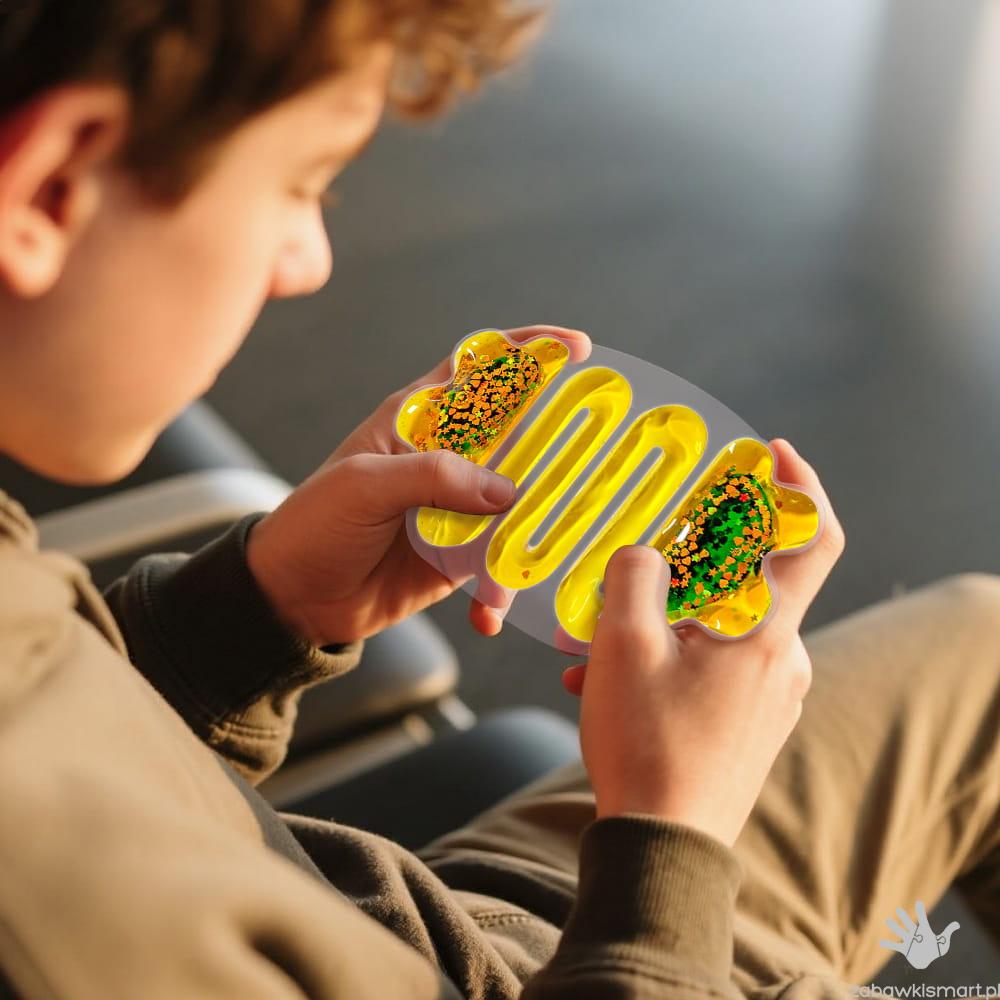 Sensoryczna mata Tullo- gniotek sensoryczny z cieczą - obrazek 2