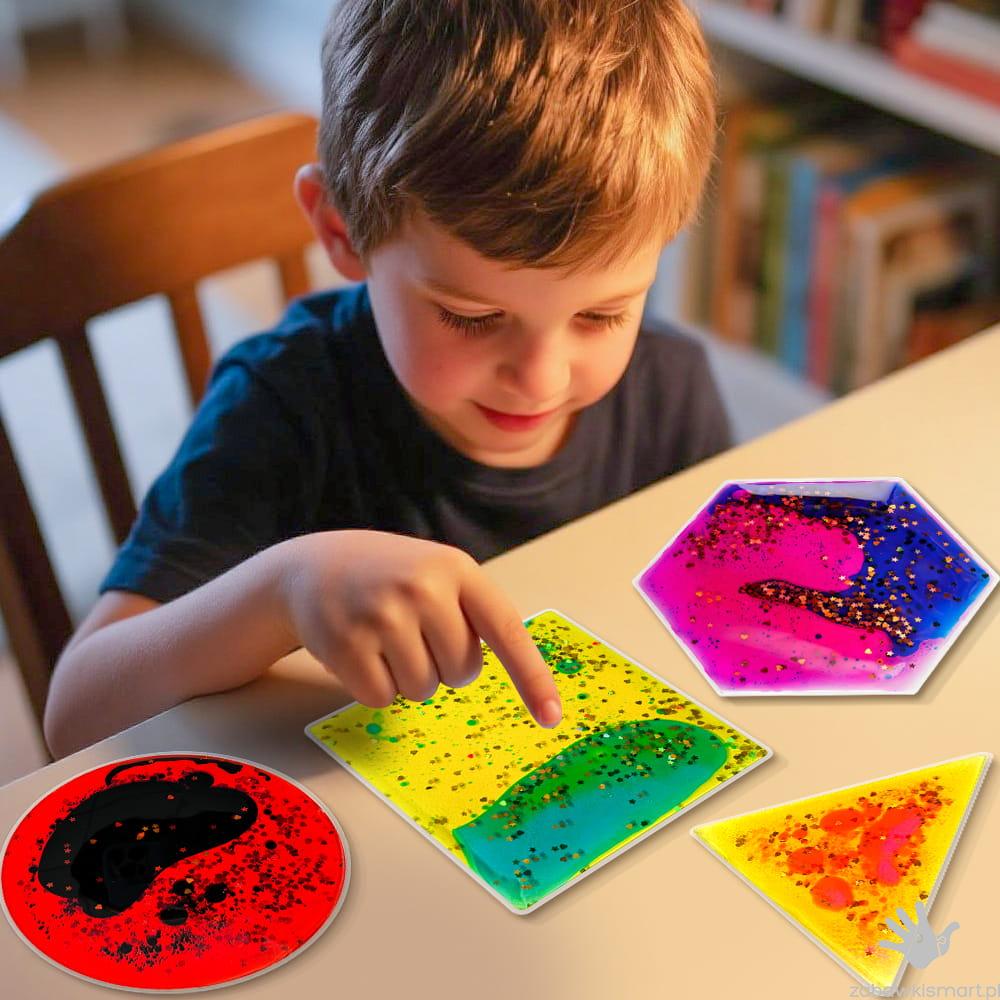 Gniotki sensoryczne Tullo z cieczą- Kształty - obrazek 3