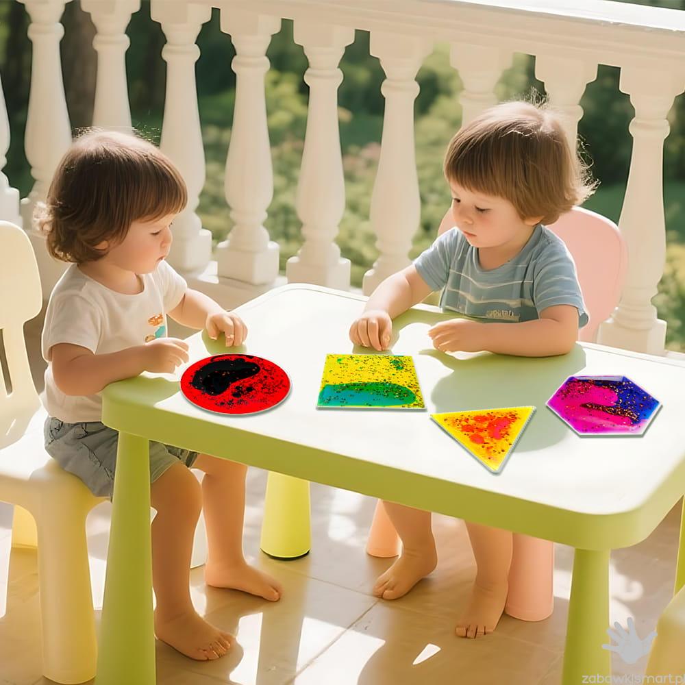 Gniotki sensoryczne Tullo z cieczą- Kształty - obrazek 4