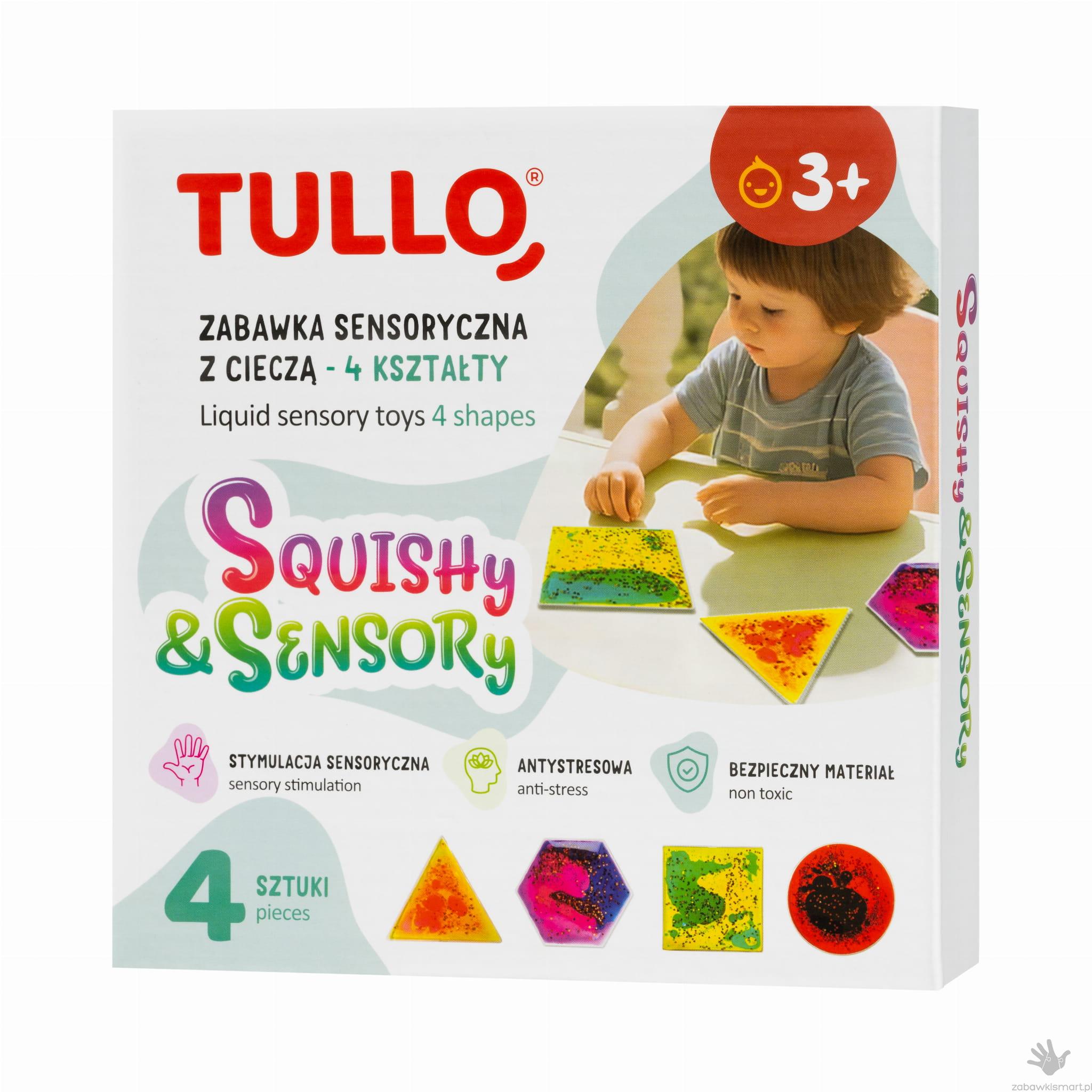 Gniotki sensoryczne Tullo z cieczą- Kształty - obrazek 5