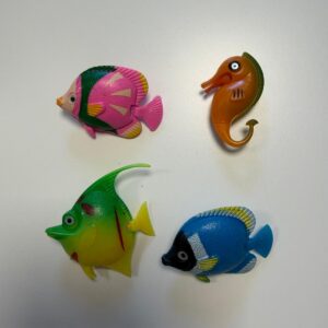 Rybki do kolumny bąbelkowej- zestaw 4 szt.