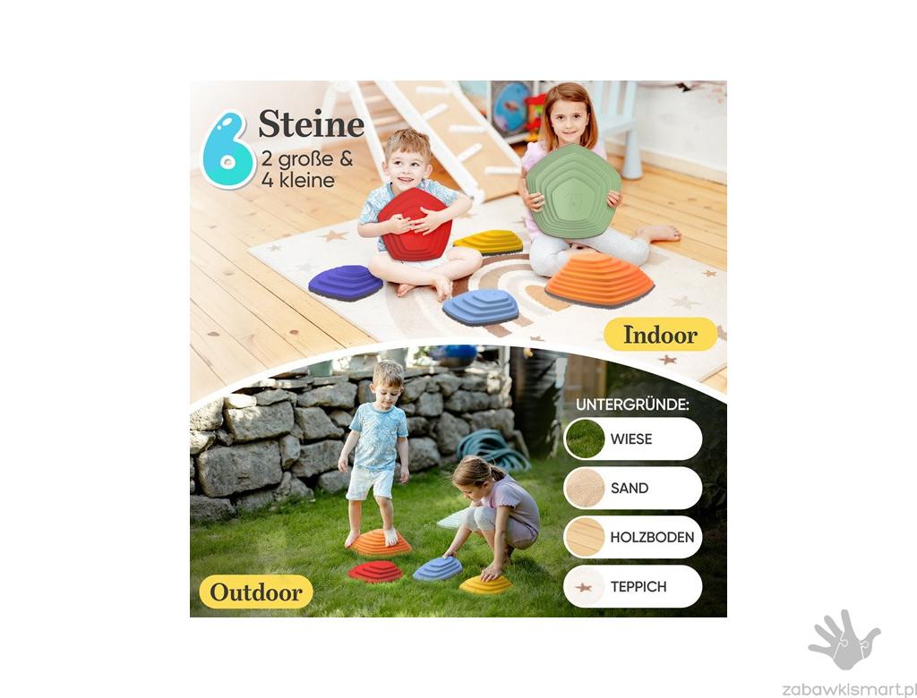 Kamienie sensoryczne do chodzenia- zestaw 6 szt. - obrazek 5