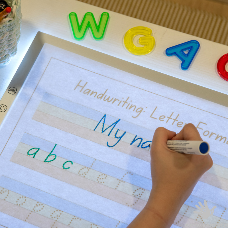 Podświetlany blat A3 TickiT- zmienne kolory - obrazek 2