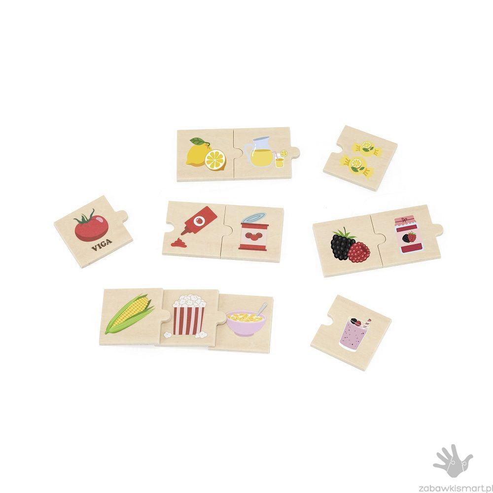 Układanka VIGA- z czego powstają ulubione potrawy? - obrazek 3