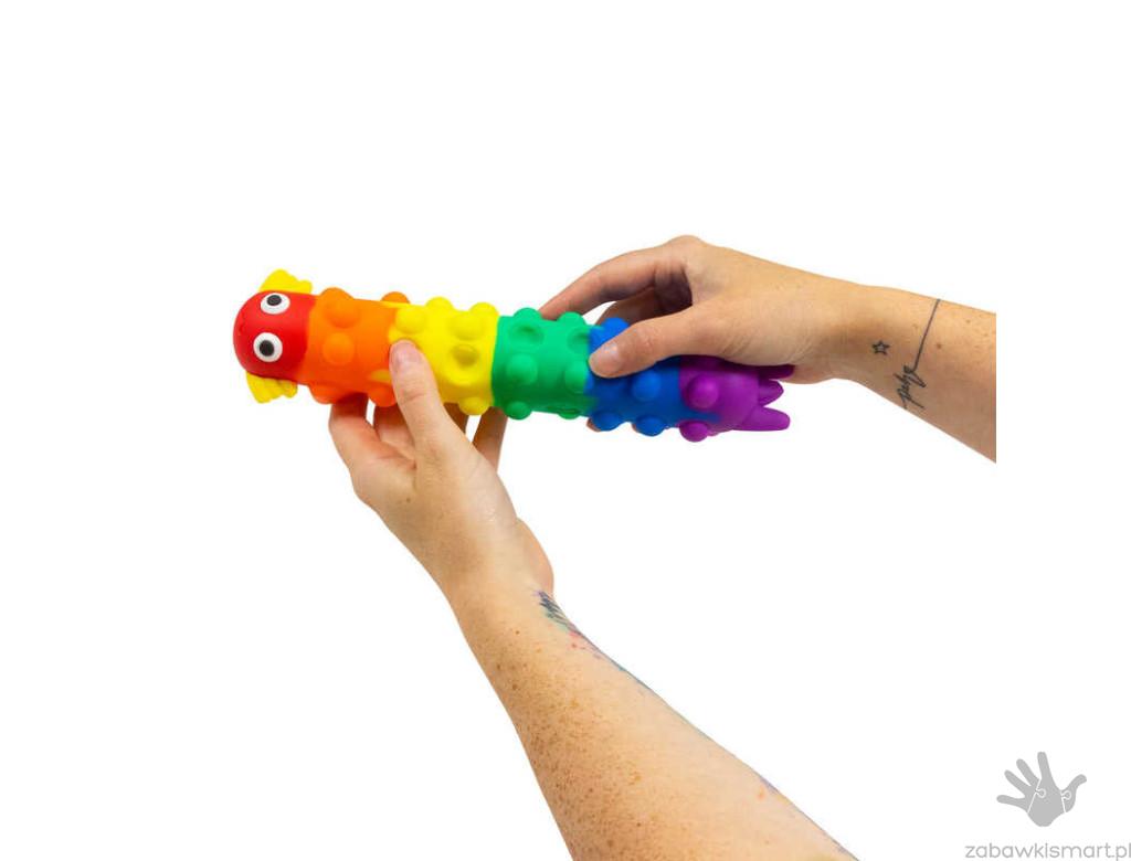 Aksolotl świecący z przyssawkami OneForFun- Push Popper duży – 25 cm - obrazek 3