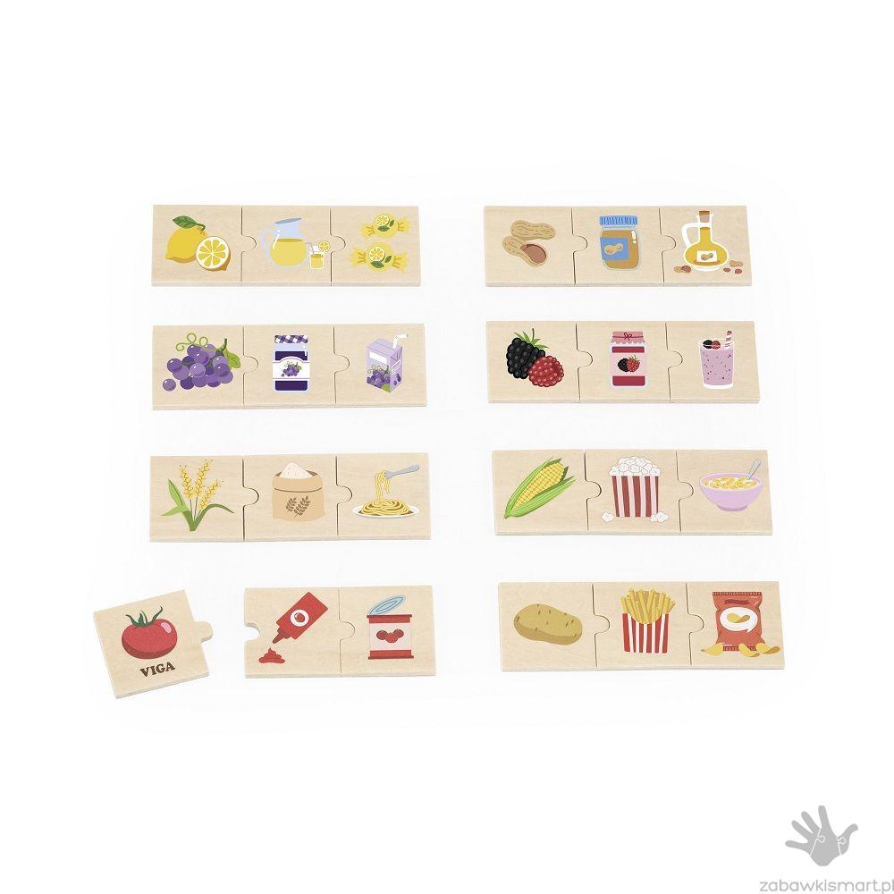 Układanka VIGA- z czego powstają ulubione potrawy? - obrazek 2