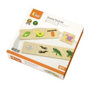 Układanka VIGA- jak rosną zwierzęta i rośliny?