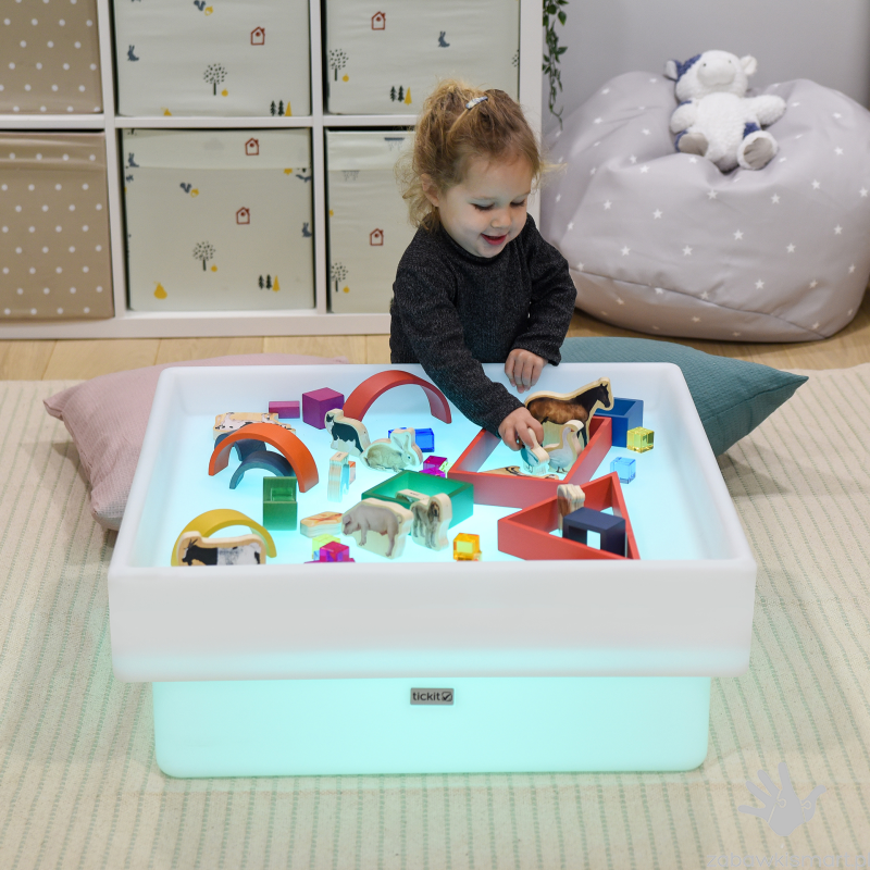 Podświetlany stół sensoryczny TickiT- kwadratowy - obrazek 4