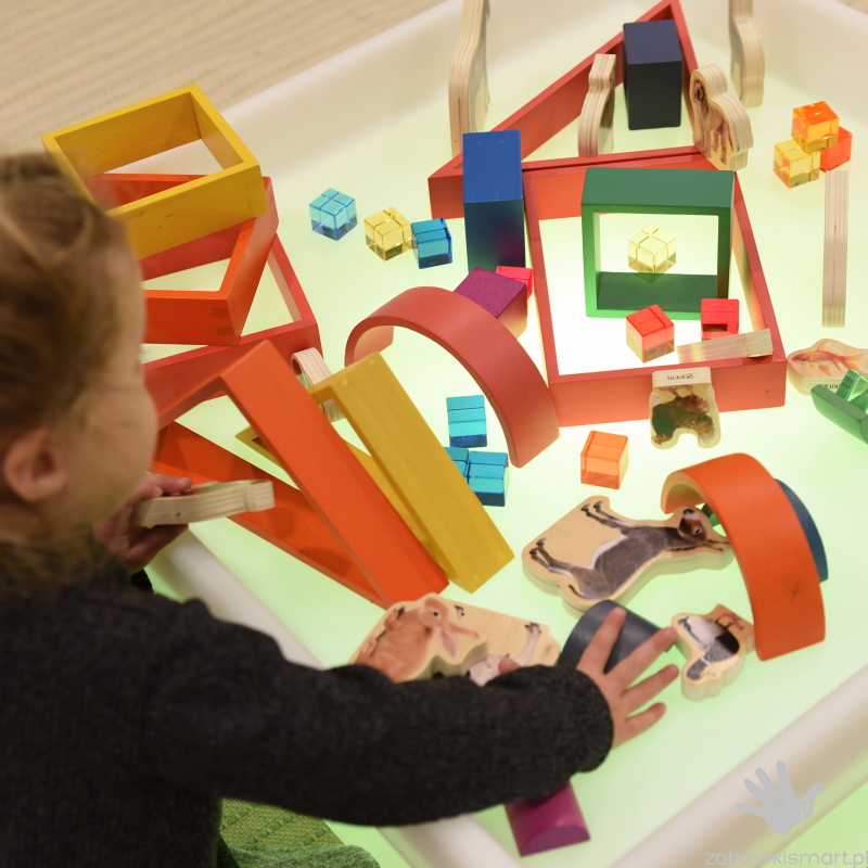 Podświetlany stół sensoryczny TickiT- kwadratowy - obrazek 5