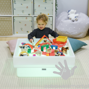 Podświetlany stół sensoryczny TickiT- kwadratowy