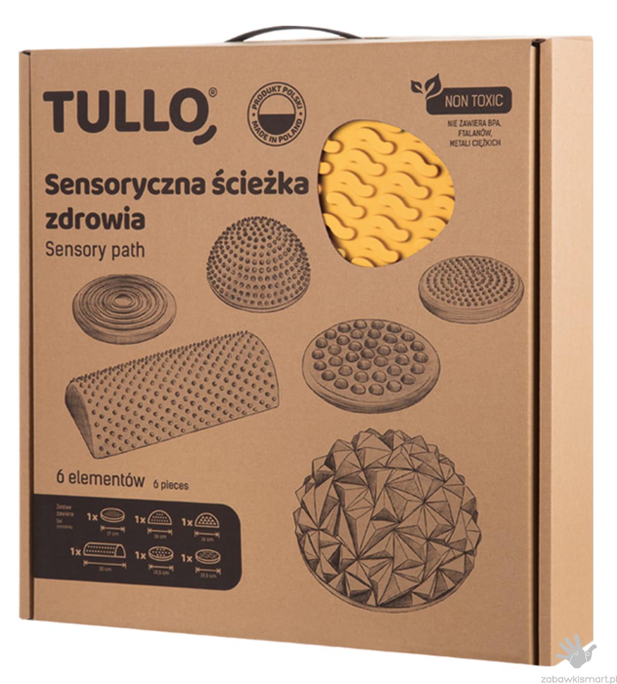 Ścieżka sensoryczna Tullo Fizjo- zestaw 6 elementów (pastelowa) - obrazek 2