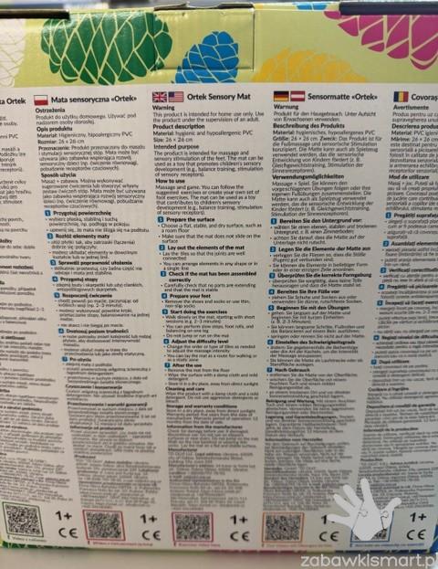 Sensoryczna mata podłogowa ORTEK Mega Mix- zestaw 16 elementów - obrazek 11