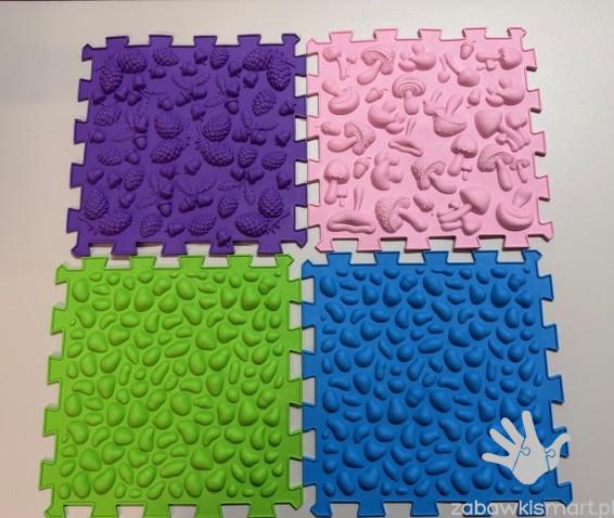 Sensoryczna mata podłogowa ORTEK Mega Mix- zestaw 16 elementów - obrazek 4