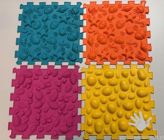 Sensoryczna mata podłogowa ORTEK Mega Mix- zestaw 16 elementów - obrazek 5