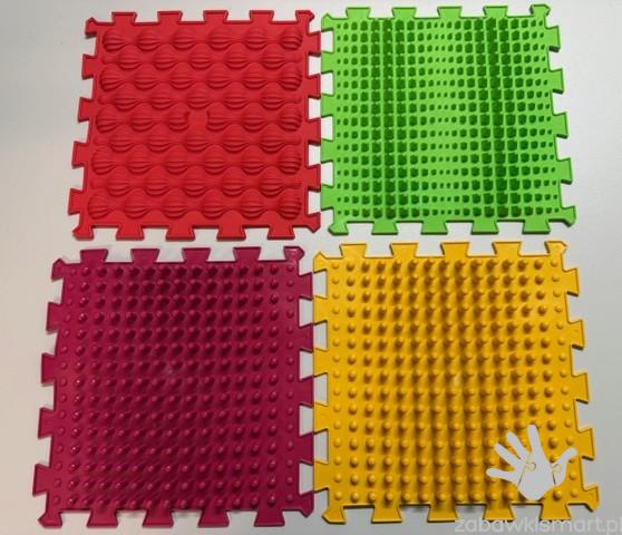 Sensoryczna mata podłogowa ORTEK Mega Mix- zestaw 16 elementów - obrazek 6