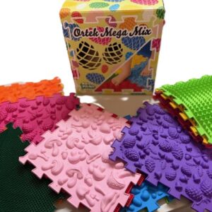 Sensoryczna mata podłogowa ORTEK Mega Mix- zestaw 16 elementów