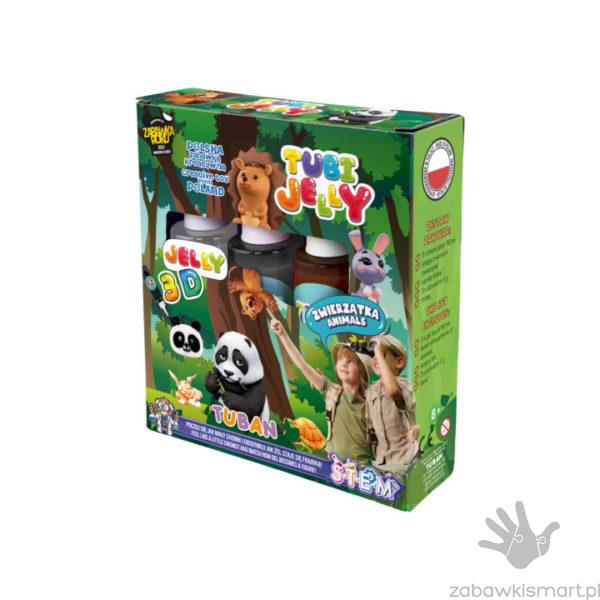 Zestaw Tubi JELLY TUBAN 3 kolory- ZWIERZĄTKA