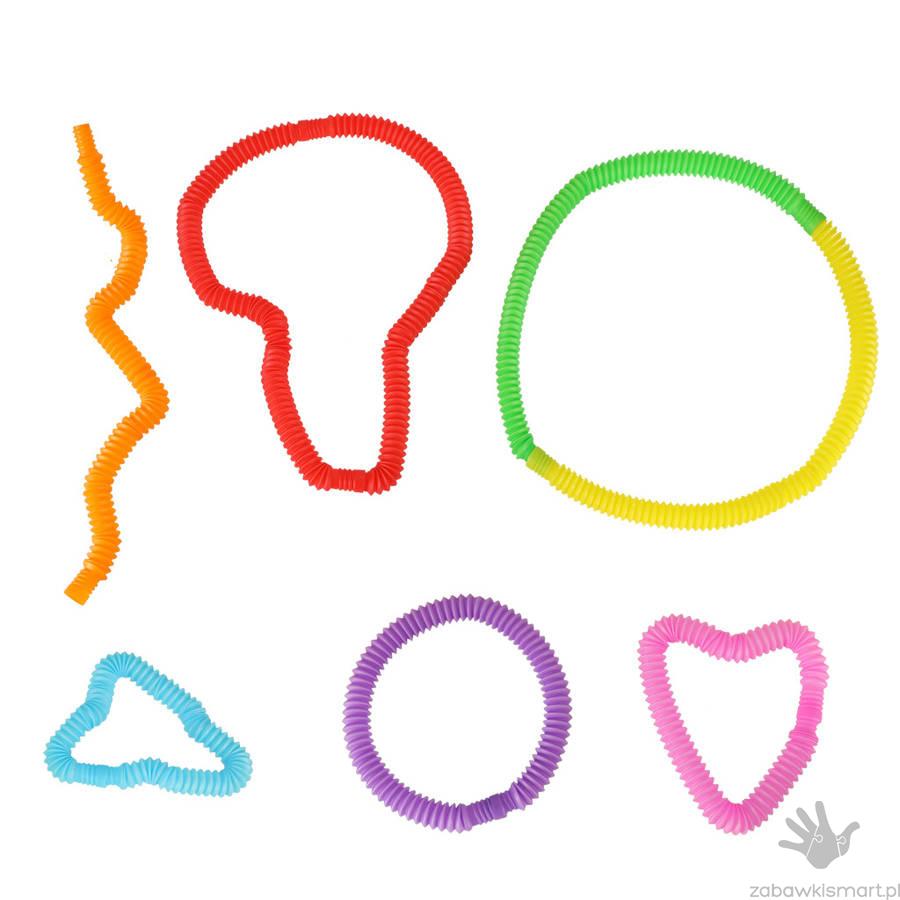 Rurki sensoryczne AKS- edukacyjna gąsienica (zestaw 8 szt.) - obrazek 6