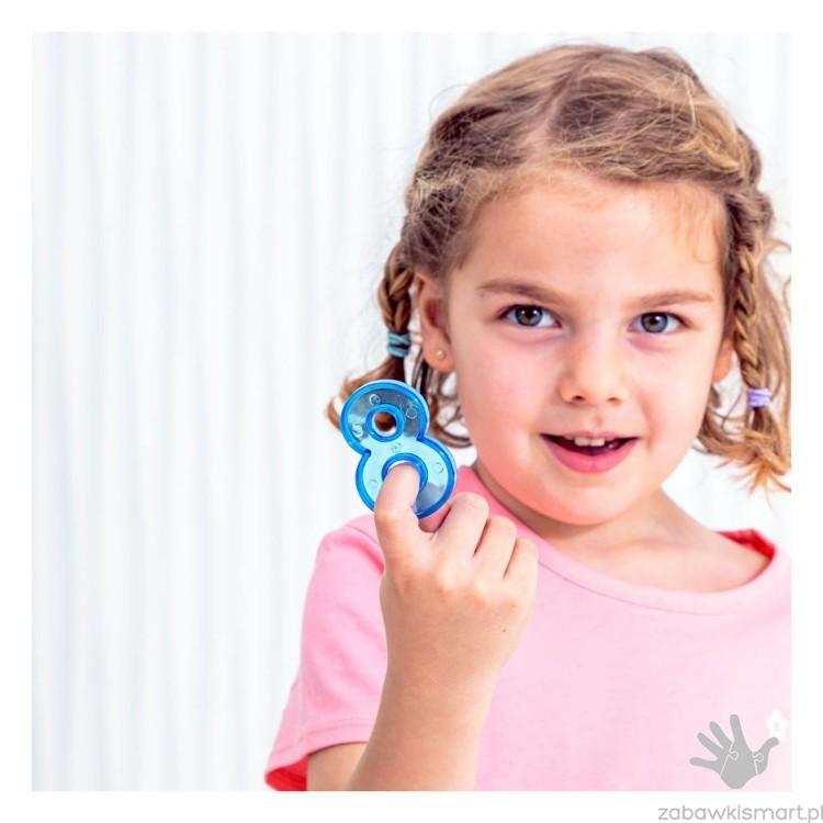 Przezroczyste kolorowe liczby Amaya- zestaw 48 szt. - obrazek 7