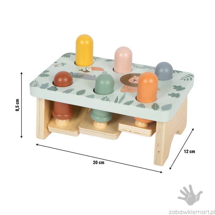Drewniana przebijanka SAFARI- Small Foot - obrazek 2