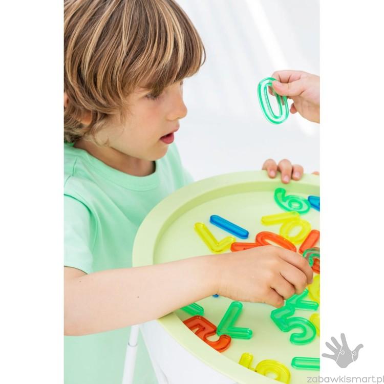 Przezroczyste kolorowe liczby Amaya- zestaw 48 szt. - obrazek 5