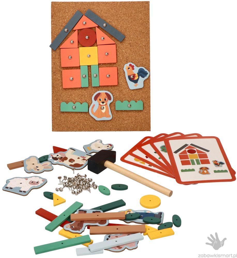 Przybijanka korkowa Adam Toys- Farma