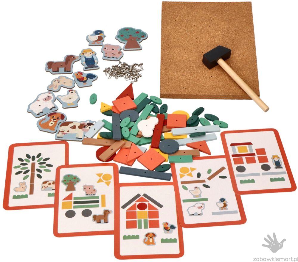 Przybijanka korkowa Adam Toys- Farma - obrazek 2