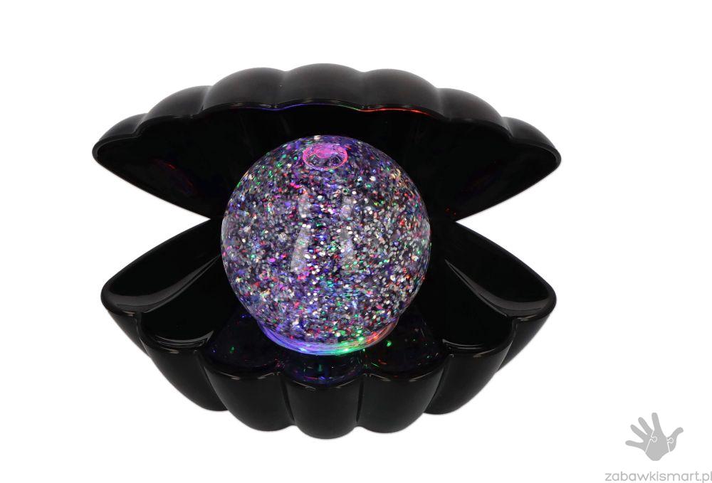 Lampka I-TOTAL- muszla z brokatową kulą