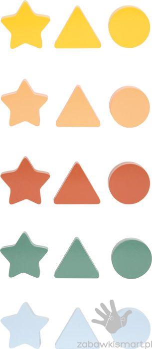 Drewniane miseczki do sortowania Montessori- SmallFoot - obrazek 7