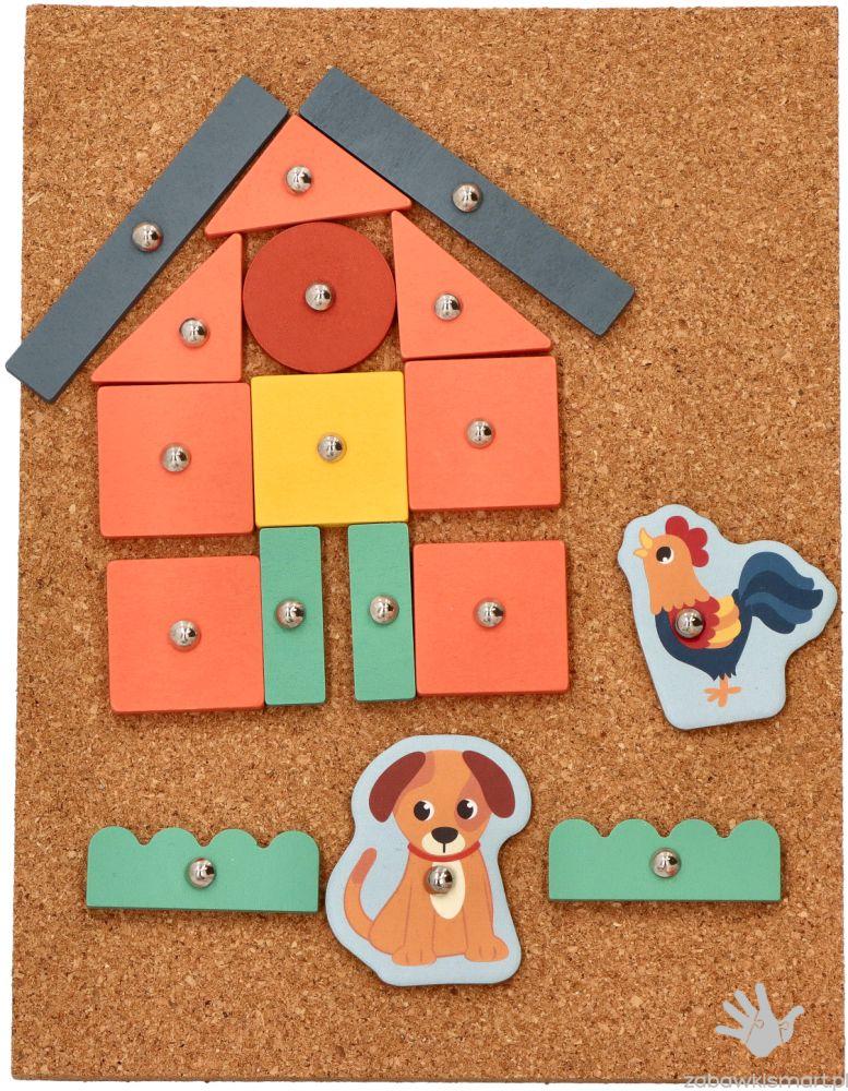 Przybijanka korkowa Adam Toys- Farma - obrazek 3