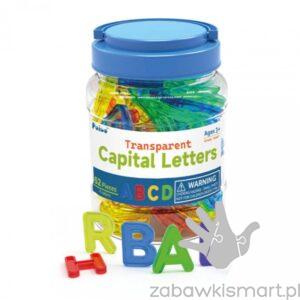 Przezroczyste wielkie litery Amaya- zestaw 52 szt.