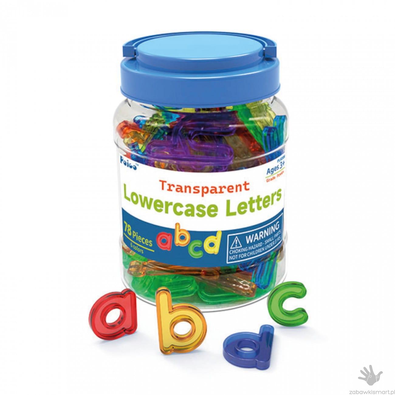 Przezroczyste małe litery Amaya- zestaw 78 szt.