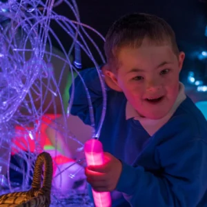 Światłowodowe ogonki sensoryczne TTS- 2m + źródło światła