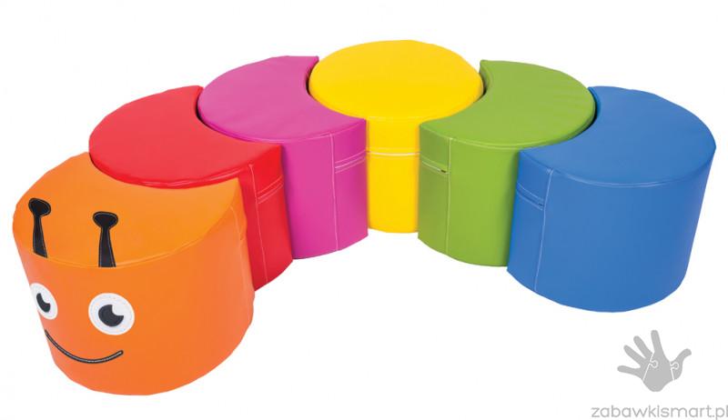 Wesoła gąsienica- piankowy zestaw 6 elementów - obrazek 3