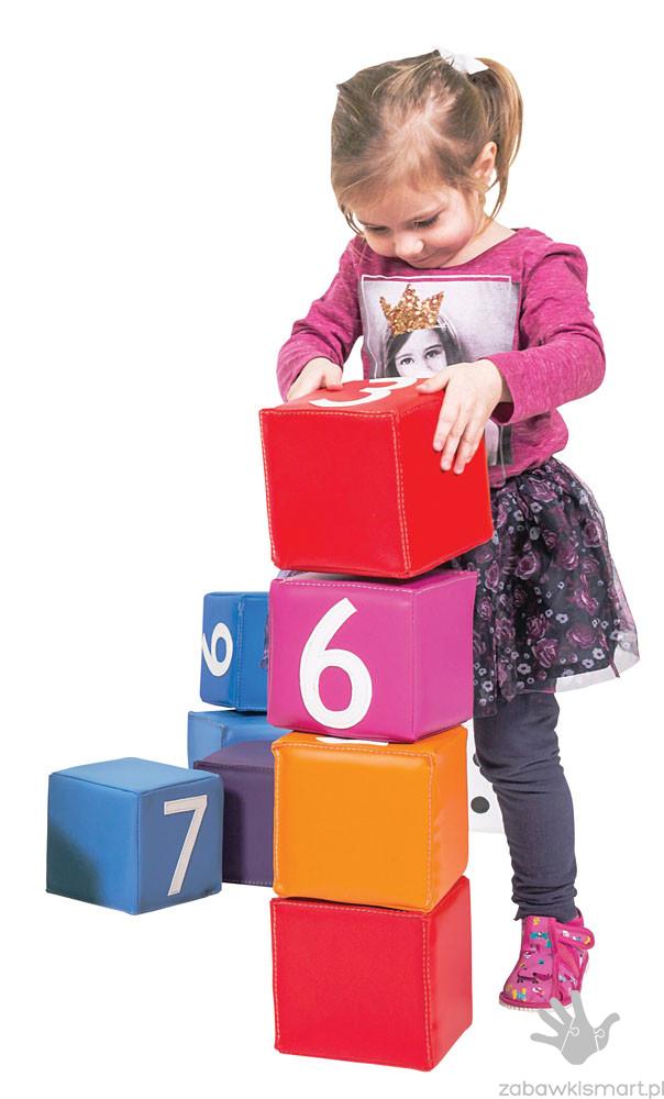 Zestaw kostek piankowych z cyframi i pokrowcem- 24 szt. - obrazek 3