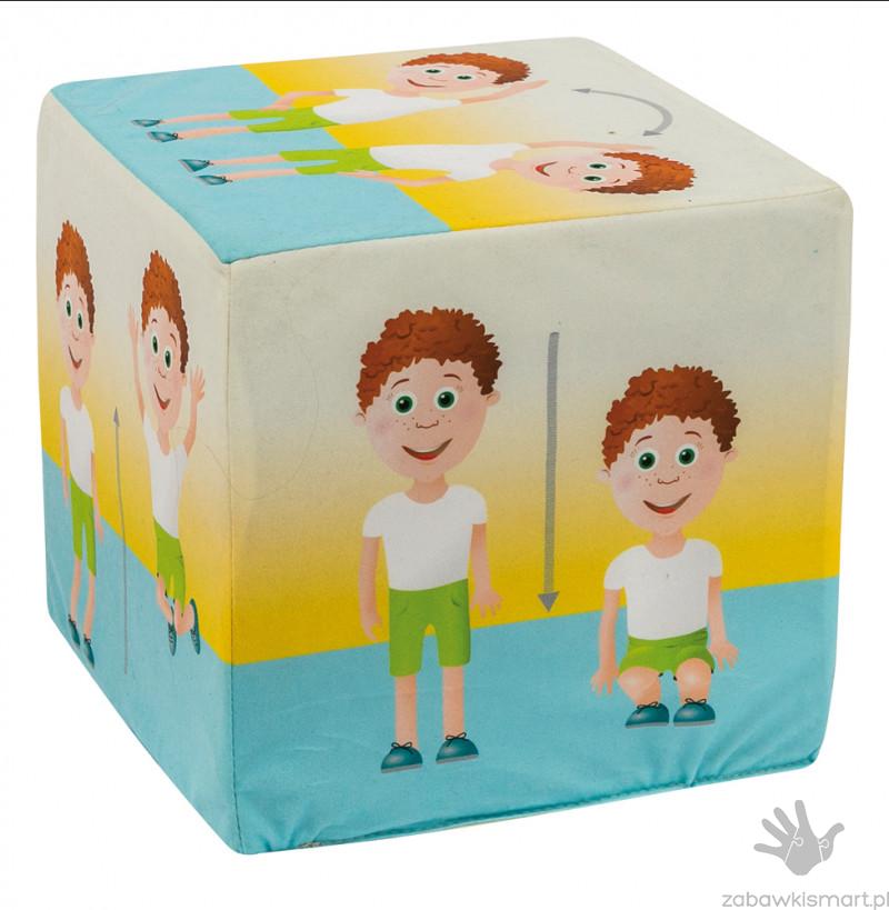 Piankowa kostka do gry (30x30x30 cm)- ćwiczenia - obrazek 4