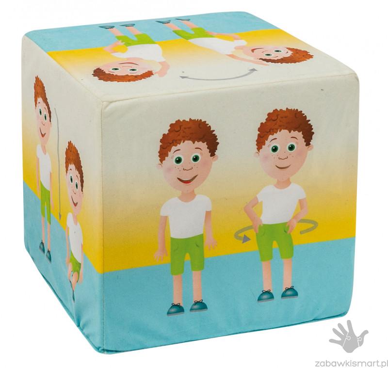 Piankowa kostka do gry (30x30x30 cm)- ćwiczenia - obrazek 3