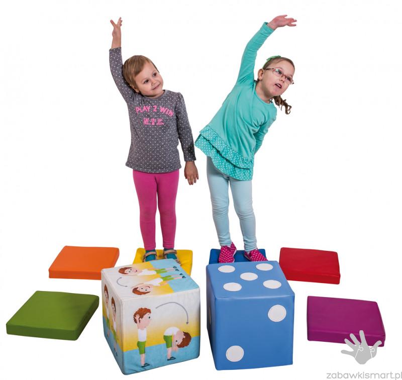 Piankowa kostka do gry (30x30x30 cm)- ćwiczenia - obrazek 5