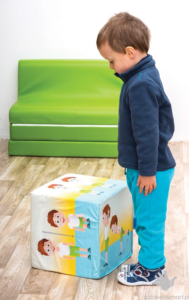 Piankowa kostka do gry (30x30x30 cm)- ćwiczenia - obrazek 6