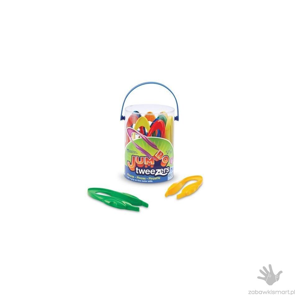 Zestaw 12 dużych pincet- Learning Resources