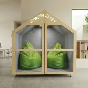 Domek akustyczny do strefy ciszy (z zestawem gruszek)- zamknięty