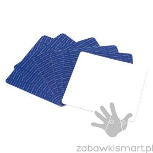 Karty suchościeralne do kostki z kieszeniami- zestaw 6 szt.