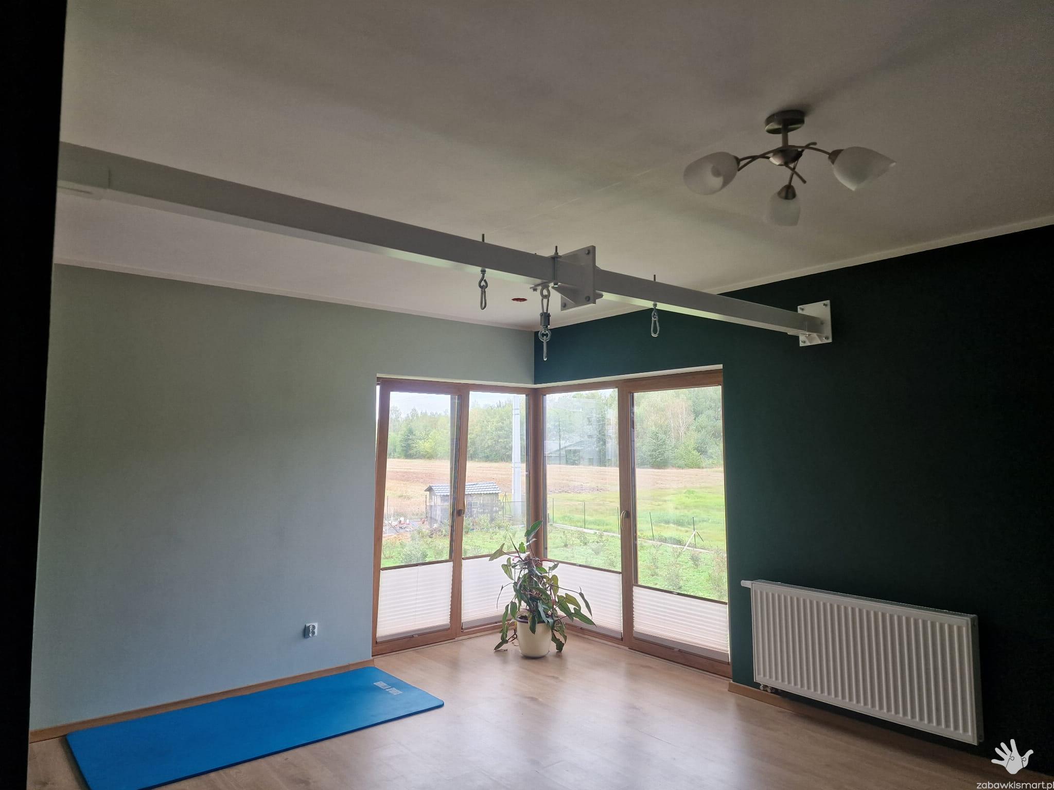 Podwiesie stalowe podsufitowe 4- 5m- belka do podwieszania sprzętów do integracji sensorycznej - obrazek 4
