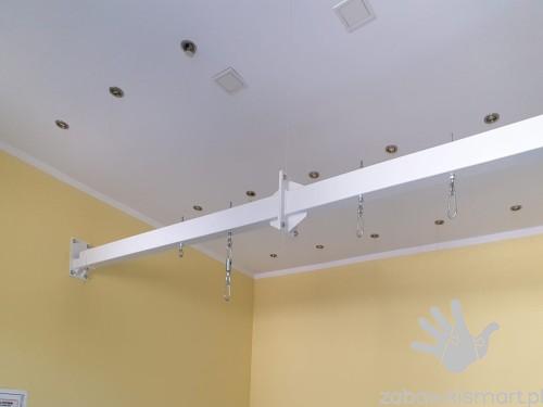Podwiesie stalowe podsufitowe 4- 5m- belka do podwieszania sprzętów do integracji sensorycznej - obrazek 3