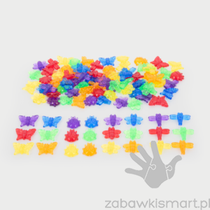 Transparentne owady TickiT- zestaw 96 szt.