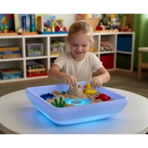 Podświetlana misa sensoryczna LED z pilotem